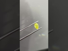 0.83ct Diamant en laboratoire coupé en poire CVD Jaune luxueux VS Diamant lâche