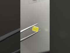 1.24ct Diamant en laboratoire coupé radiant CVD Fancy Intens Jaune VVS2 EX VG N IGI