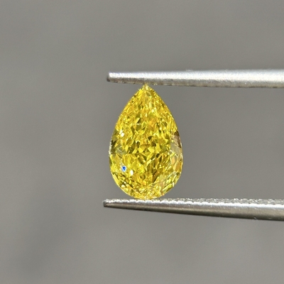 acheter 1.07 carats VVS1 Développé Brillant Diamants Forme de poire Fancy VIVID Jaune online manufacture