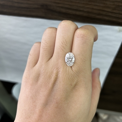 acheter 4.07 carats VS2 E CVD Laboratoire créé Diamants Ovale coupé OEM ODM online manufacture