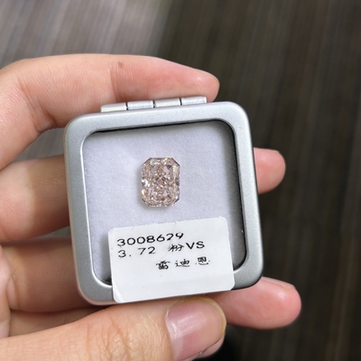 acheter 3.72ct CVD Fancy Pink Lab Cultivé Diamant Radiant Coupe VS Clarité online manufacture