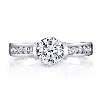 acheter Lab Diamond Wedding Band VVS Clarité HPHT Ronde découpée en laboratoire Anneau de diamant cultivé online manufacture
