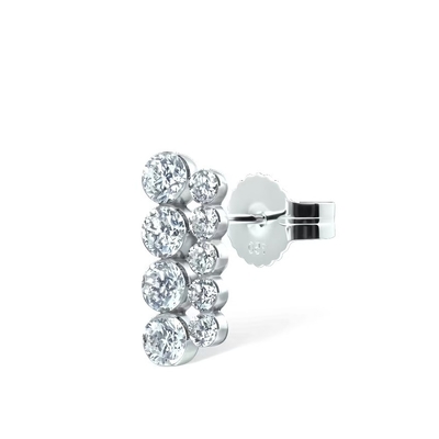 acheter 0.37 carats Créé en laboratoire Boucles d'oreilles en diamant VVS Clarité HPHT Coupe ronde online manufacture
