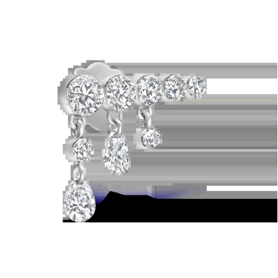 acheter 0.34 carats Créé en laboratoire Boucles d'oreilles en diamant VVS Clarité HPHT Coupe ronde online manufacture