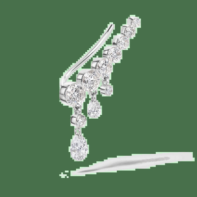 acheter 0.7 carats de diamants créés en laboratoire Boucles d'oreilles VVS Clarité HPHT coupure de poire online manufacture