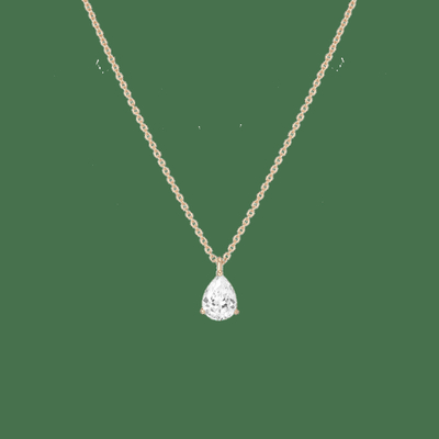 acheter Collier en or massif de 18 carats 14 carats 10 carats Clarité CVD Pier Cut Bezel Collier de diamant cultivé en laboratoire online manufacture