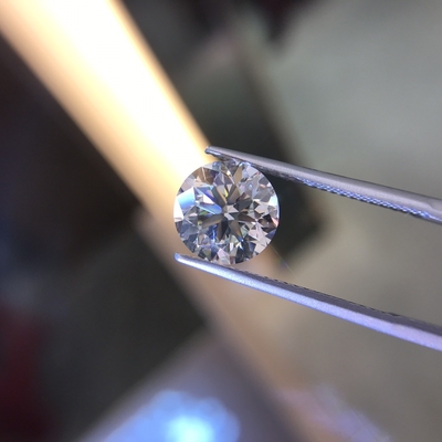 Coupe ronde 1,53 carats E VS2 ID EX CVD HPHT Diamants cultivés en laboratoire