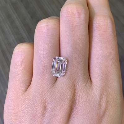 VS1 G 3.69 Carat Fabriqué en laboratoire Émeraude Diamant OEM ODM
