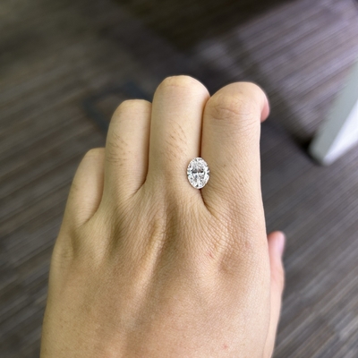 1.8 carats de diamants de laboratoire de taille ovale CVD E Couleur VS1 Clarité 2EX N IGI