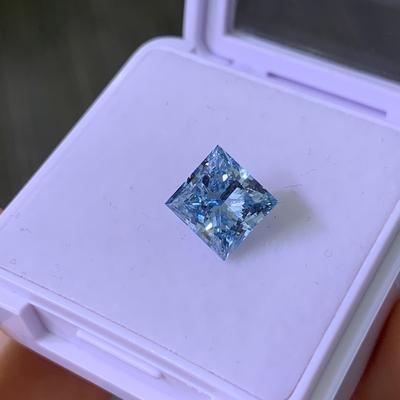 3.22CT bleu intense VS2 2EX CVD en laboratoire découpé en diamants