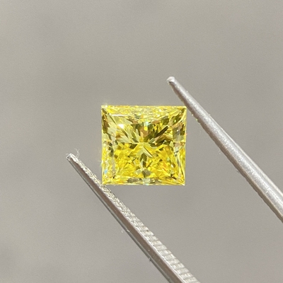 VVS2 2.14ct Créé en laboratoire Canary Diamond CVD HPHT Diamond OEM