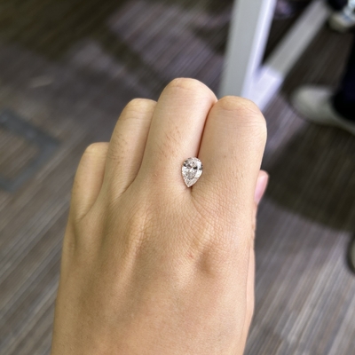 1.57CT E VS1 2EX CVD Laboratoire Diamants coupé par poire Certifié IGI