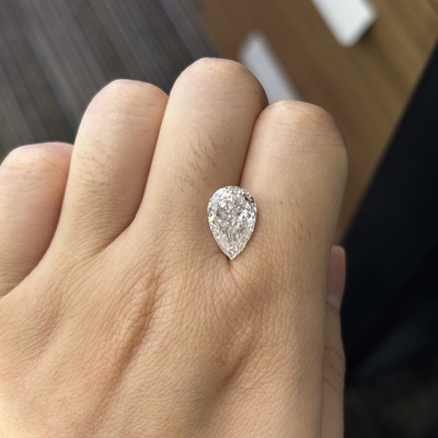 4.09CT F VS1 EX VG CVD en forme de poire Créé en laboratoire avec du diamant LG628426480