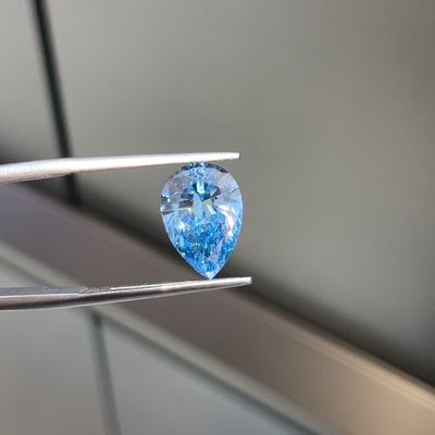 3.1ct VS1 Pear Cut Lab Diamant Fancy Bleu LG617411358