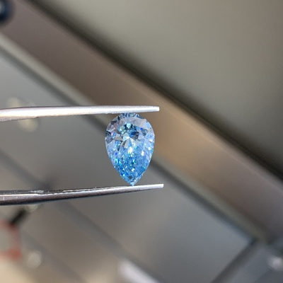 VIVID bleu de fantaisie VS2 2EX N IGI en forme de poire Diamant de laboratoire 2.11ct