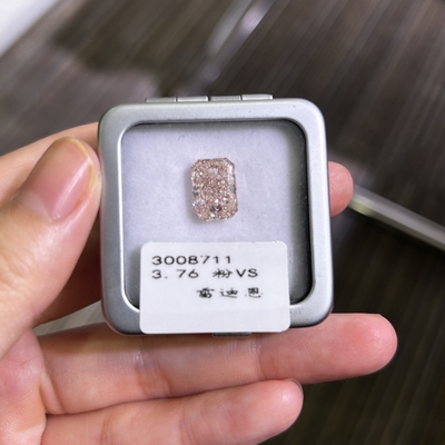 CVD 3.76ct Diamant rose synthétique créé en laboratoire