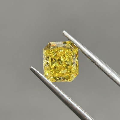 1.34ct VS1 Fancy Yellow Diamants cultivés en laboratoire pour la fabrication de bijoux